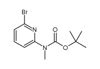 Carbamic acid, N-​(6-​bromo-​2-​pyridinyl)​-​N-​methyl-​, 1,​1-​dimethylethyl ester结构式