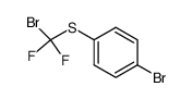 bromodifluoromethyl p-bromophenyl sulfide结构式