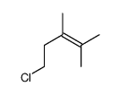 5-chloro-2,3-dimethylpent-2-ene结构式