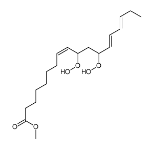 methyl 10,12-dihydroperoxyoctadeca-8,13,15-trienoate结构式