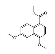 methyl 4,6-dimethoxynaphthalene-1-carboxylate结构式