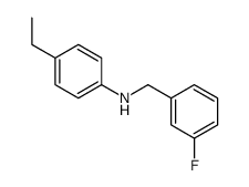 (4-Ethylphenyl)(3-fluorophenyl)methylamine Structure