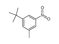 1-tert-butyl-3-methyl-5-nitro-benzene结构式