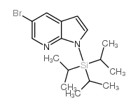1-三异丙基硅基-5-溴-7-氮杂吲哚结构式