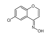 6-chloro-4H-chromen-4-one oxime结构式