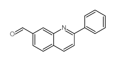 2-苯基喹啉-7-甲醛结构式