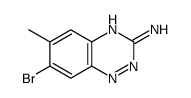 7-溴-6-甲基苯并[e][1,2,4]噻嗪-3-胺结构式