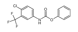 Phenyl (4-chloro-3-(trifluoromethyl)phenyl)carbamate Structure