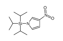 (3-nitropyrrol-1-yl)-tri(propan-2-yl)silane结构式
