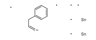 trimethyl-(3-phenyl-1-trimethylstannylprop-1-enyl)stannane结构式