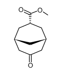 7-endo-carbomethoxybicyclo(3.3.1)nonan-3-one Structure