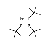 2,3,4-tritert-butyltelluratriphosphetane结构式