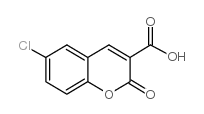 6-氯-2-氧代-2H-苯并吡喃-3-羧酸结构式