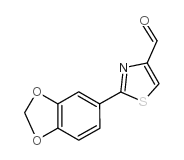2-苯并[1,3]二氧代L-5-基-噻唑-4-甲醛结构式