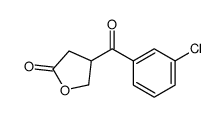4-(3-chlorobenzoyl)oxolan-2-one Structure