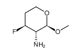 alpha-L-threo-Pentopyranoside, methyl 2-amino-2,3,4-trideoxy-3-fluoro- (9CI) picture