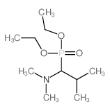 Phosphonic acid, [1-(dimethylamino)-2-methylpropyl]-,diethyl ester (9CI) Structure