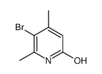 5-bromo-4,6-dimethylpyridin-2-ol Structure