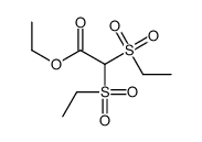 ethyl 2,2-bis(ethylsulfonyl)acetate Structure