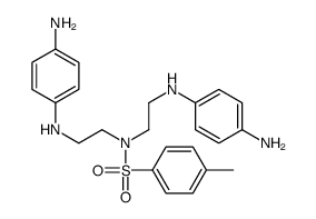 N,N-bis[2-(4-aminoanilino)ethyl]-4-methylbenzenesulfonamide结构式