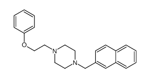 1-(naphthalen-2-ylmethyl)-4-(2-phenoxyethyl)piperazine Structure