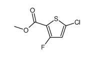 methyl 5-chloro-3-fluorothiophene-2-carboxylate Structure