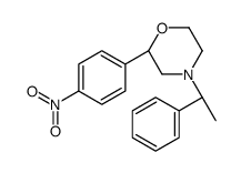 (2S)-2-(4-nitrophenyl)-4-[(1R)-1-phenylethyl]morpholine Structure