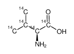 2-amino-3-methylbutanoic acid Structure