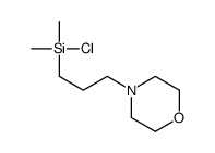 chloro-dimethyl-(3-morpholin-4-ylpropyl)silane Structure