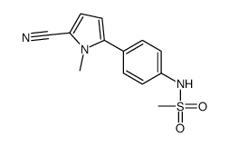 N-[4-(5-cyano-1-methylpyrrol-2-yl)phenyl]methanesulfonamide Structure