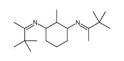 2-methyl-N,N'-bis(1,2,2-trimethylpropylidene)cyclohexane-1,3-diamine结构式