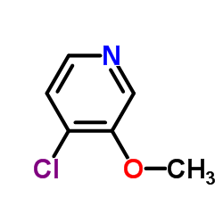 4-氯-3-甲氧基吡啶结构式