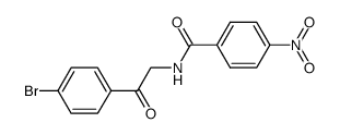 1-(4-nitrophenyl)-4-(4-bromophenyl)-2-aza-1,4-butanedione结构式