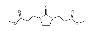 3,3'-(2-thioxo-imidazolidine-1,3-diyl)-di-propionic acid dimethyl ester结构式