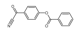 4-(benzoyloxy)benzoyl cyanide Structure