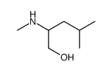 (2S)-4-methyl-2-(methylamino)pentan-1-ol结构式