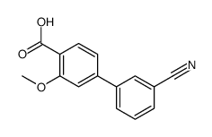 4-(3-cyanophenyl)-2-methoxybenzoic acid结构式