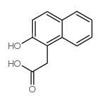 1-Naphthaleneaceticacid, 2-hydroxy- Structure