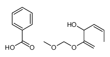 benzoic acid,2-(methoxymethoxy)hexa-1,4-dien-3-ol结构式