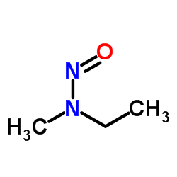 N-亚硝基甲基乙基胺结构式