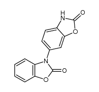 3-(2'-oxo-2',3'-dihydrobenzoxazol-6'-yl)benzoxazol-2(3H)-one结构式