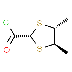 1,3-Dithiolane-2-carbonylchloride,4,5-dimethyl-,(2alpha,4alpha,5beta)-(9CI)结构式