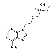 Methyl Ester of 9-(2-Phosphonylmethoxyethyl)adenine结构式