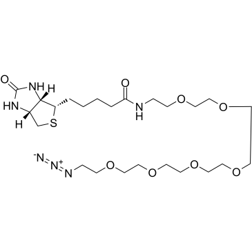 Biotin-PEG6-azide Structure