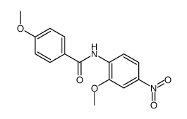 4-Methoxy-N-(2-methoxy-4-nitrophenyl)benzamide结构式
