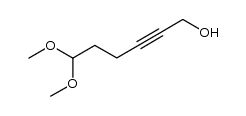 6,6-dimethoxyhex-2-yn-1-ol结构式