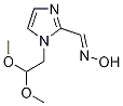 1-(2,2-二甲氧基乙基)-1H-咪唑-2-甲醛肟结构式