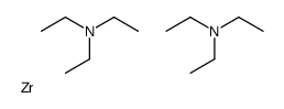 N,N-diethylethanamine,zirconium Structure