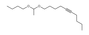 1-(1-butoxyethoxy)dec-5-yne结构式