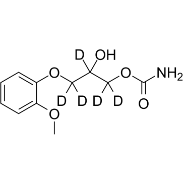 Methocarbamol D5 Structure